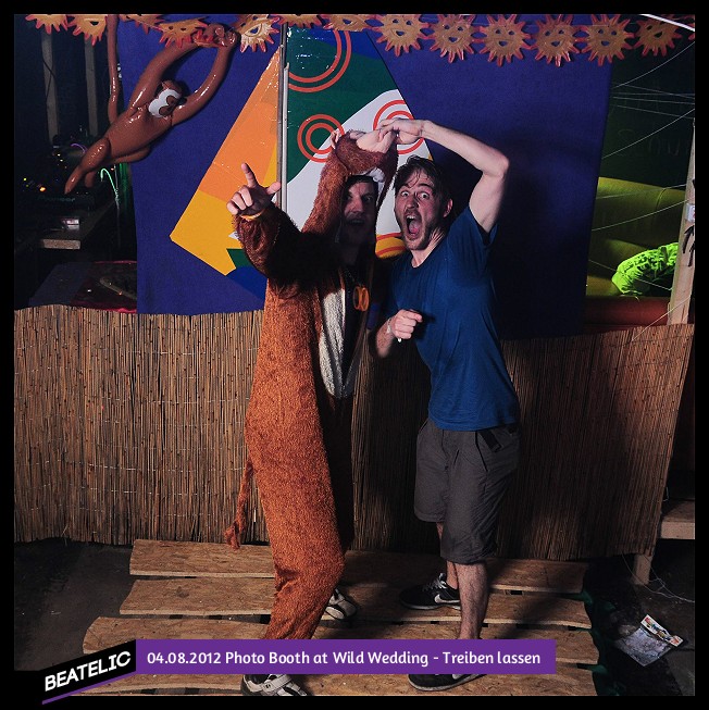 Photo Booth at Wild Wedding - Treiben lassen