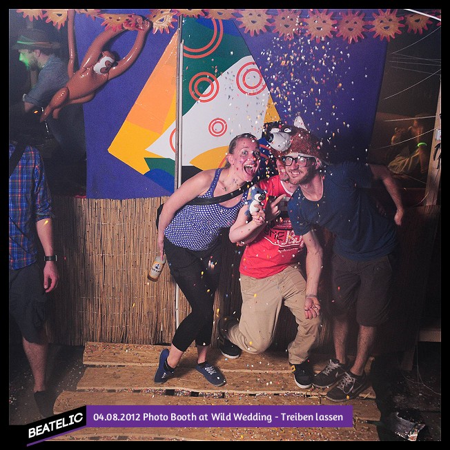 Photo Booth at Wild Wedding - Treiben lassen