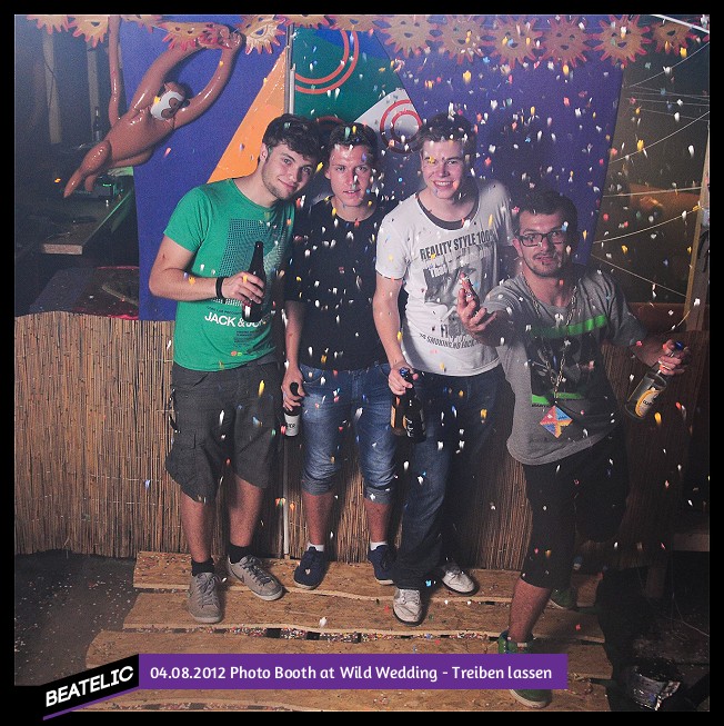 Photo Booth at Wild Wedding - Treiben lassen