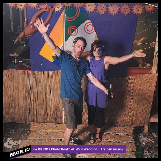 Photo Booth at Wild Wedding - Treiben lassen