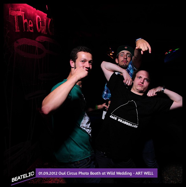 Owl Circus Photo Booth at Wild Wedding - ART WELL