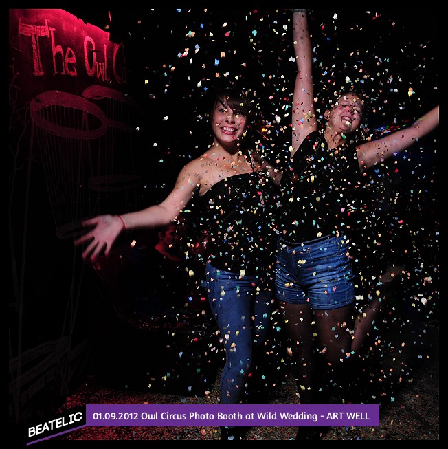 Owl Circus Photo Booth at Wild Wedding - ART WELL