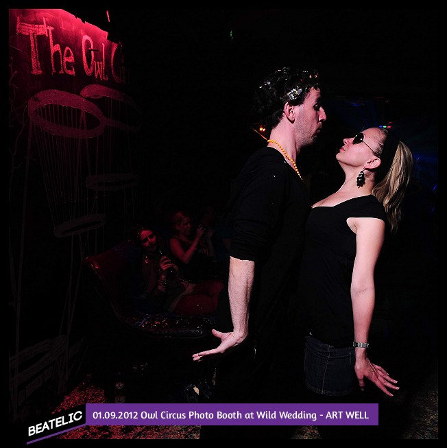 Owl Circus Photo Booth at Wild Wedding - ART WELL