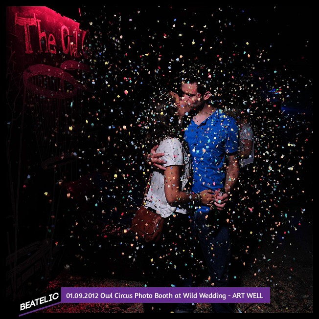 Owl Circus Photo Booth at Wild Wedding - ART WELL