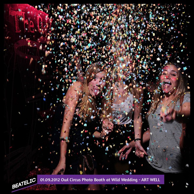 Owl Circus Photo Booth at Wild Wedding - ART WELL