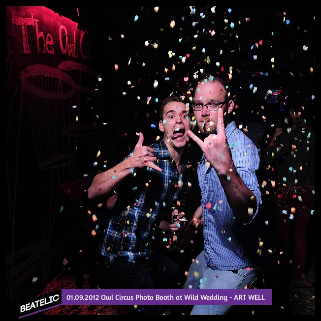 Owl Circus Photo Booth at Wild Wedding - ART WELL