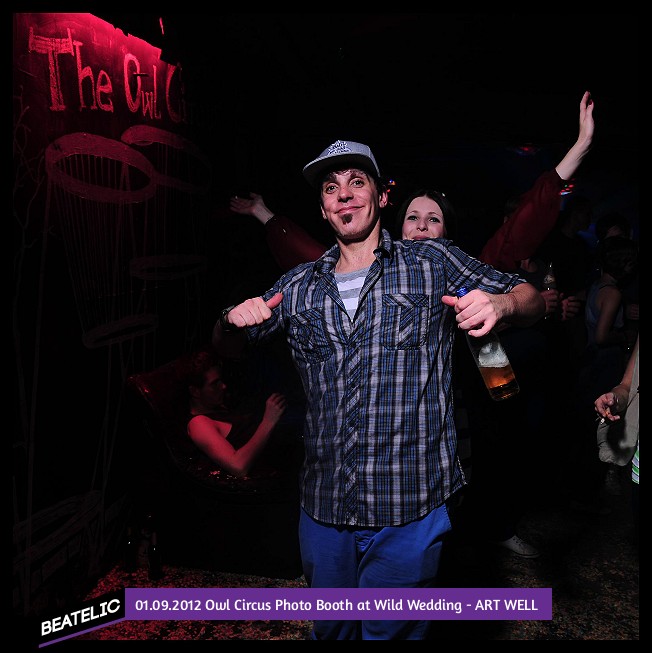 Owl Circus Photo Booth at Wild Wedding - ART WELL