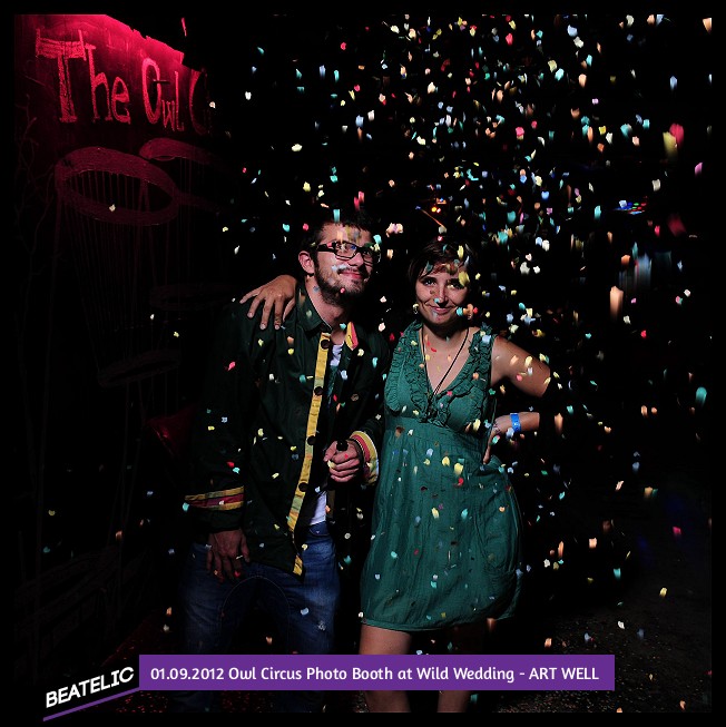 Owl Circus Photo Booth at Wild Wedding - ART WELL