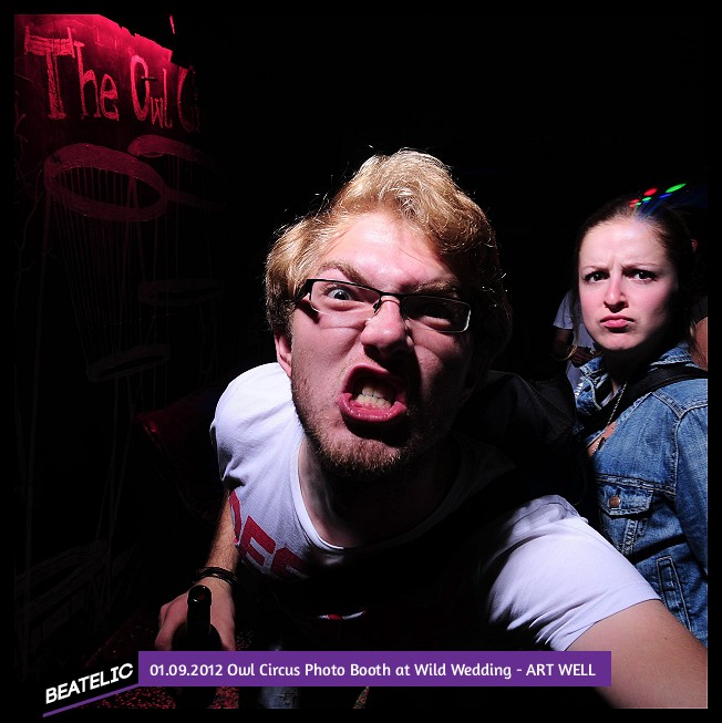 Owl Circus Photo Booth at Wild Wedding - ART WELL