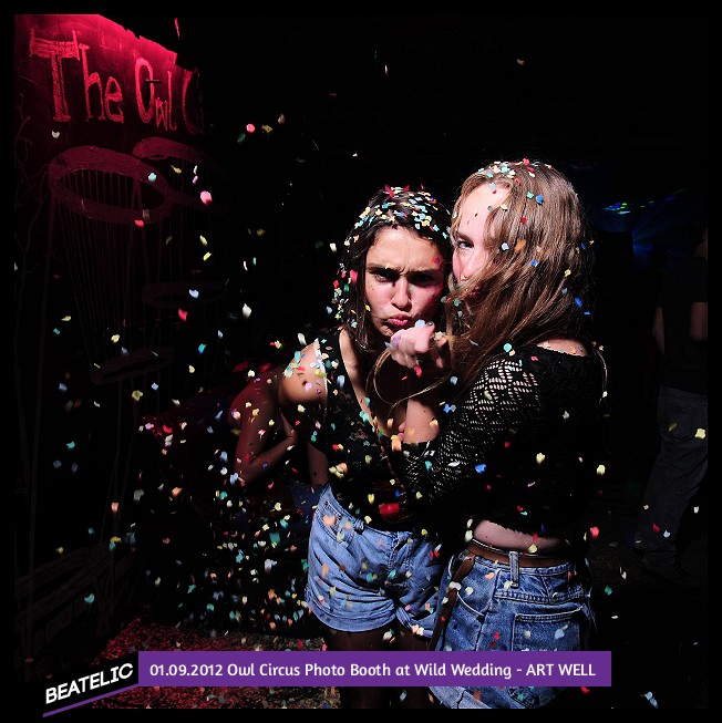 Owl Circus Photo Booth at Wild Wedding - ART WELL