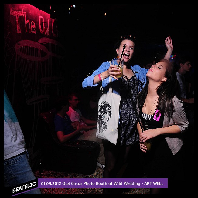 Owl Circus Photo Booth at Wild Wedding - ART WELL