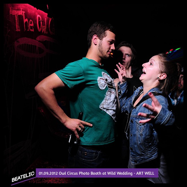 Owl Circus Photo Booth at Wild Wedding - ART WELL