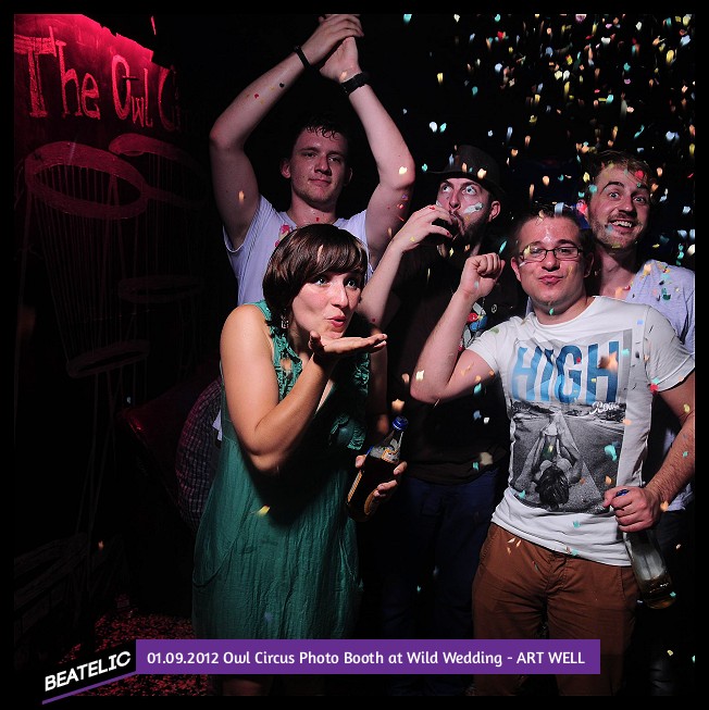 Owl Circus Photo Booth at Wild Wedding - ART WELL