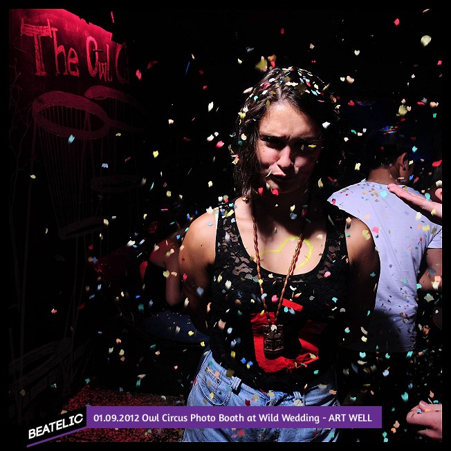 Owl Circus Photo Booth at Wild Wedding - ART WELL
