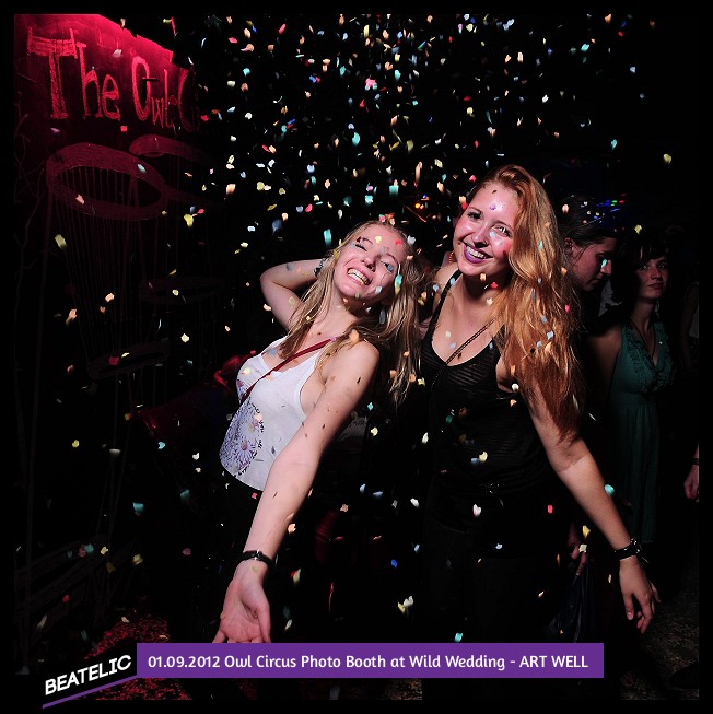 Owl Circus Photo Booth at Wild Wedding - ART WELL