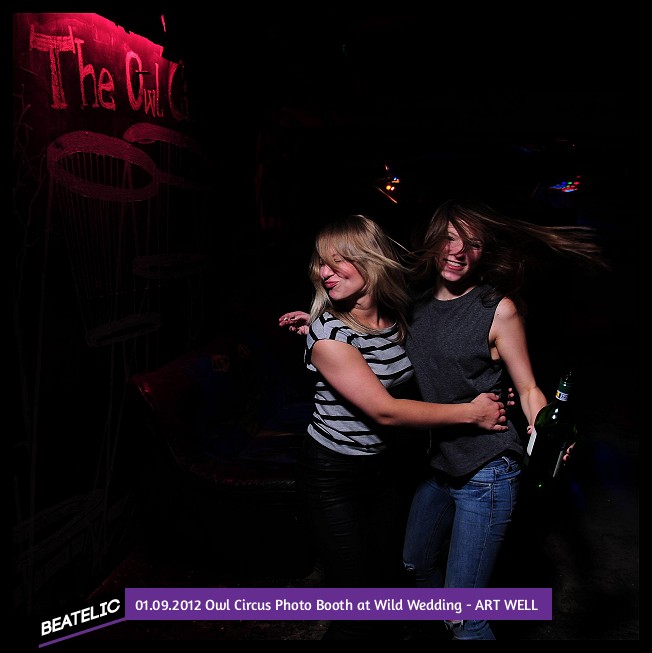 Owl Circus Photo Booth at Wild Wedding - ART WELL