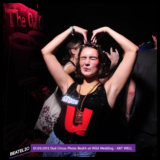 Owl Circus Photo Booth at Wild Wedding - ART WELL