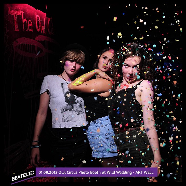 Owl Circus Photo Booth at Wild Wedding - ART WELL