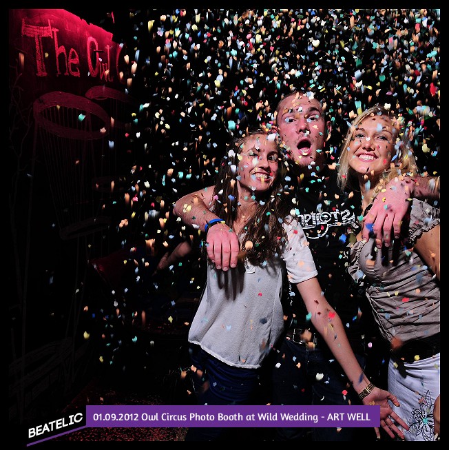 Owl Circus Photo Booth at Wild Wedding - ART WELL