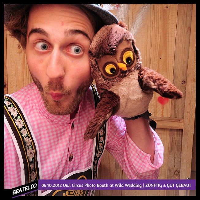 Owl Circus Photo Booth at Wild Wedding | ZÜNFTIG & GUT GEBAUT