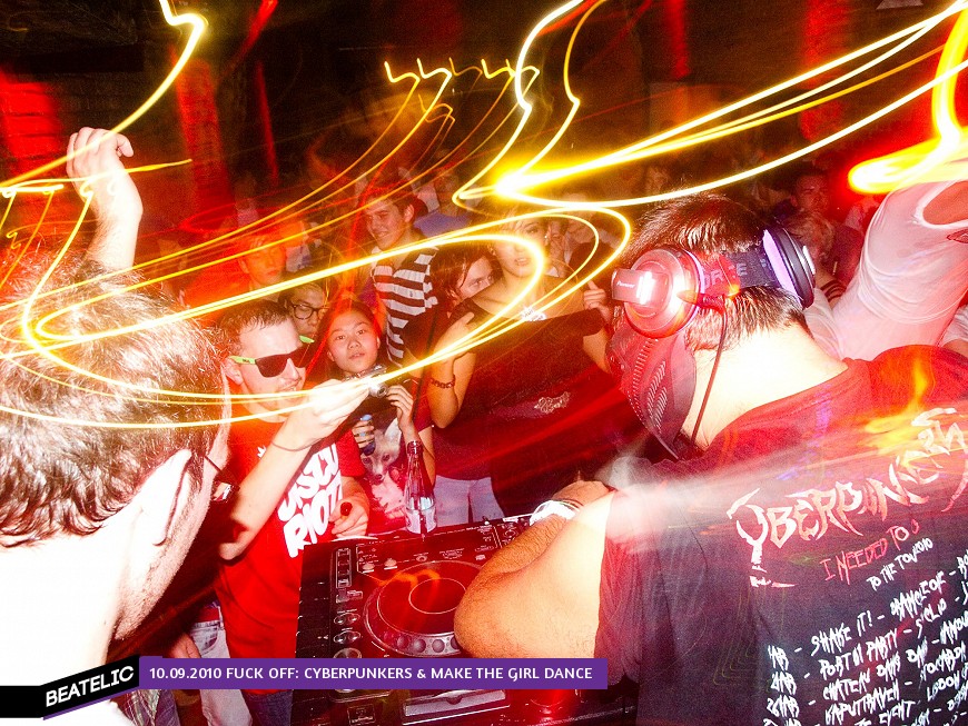 FUCK OFF: CYBERPUNKERS & MAKE THE GIRL DANCE